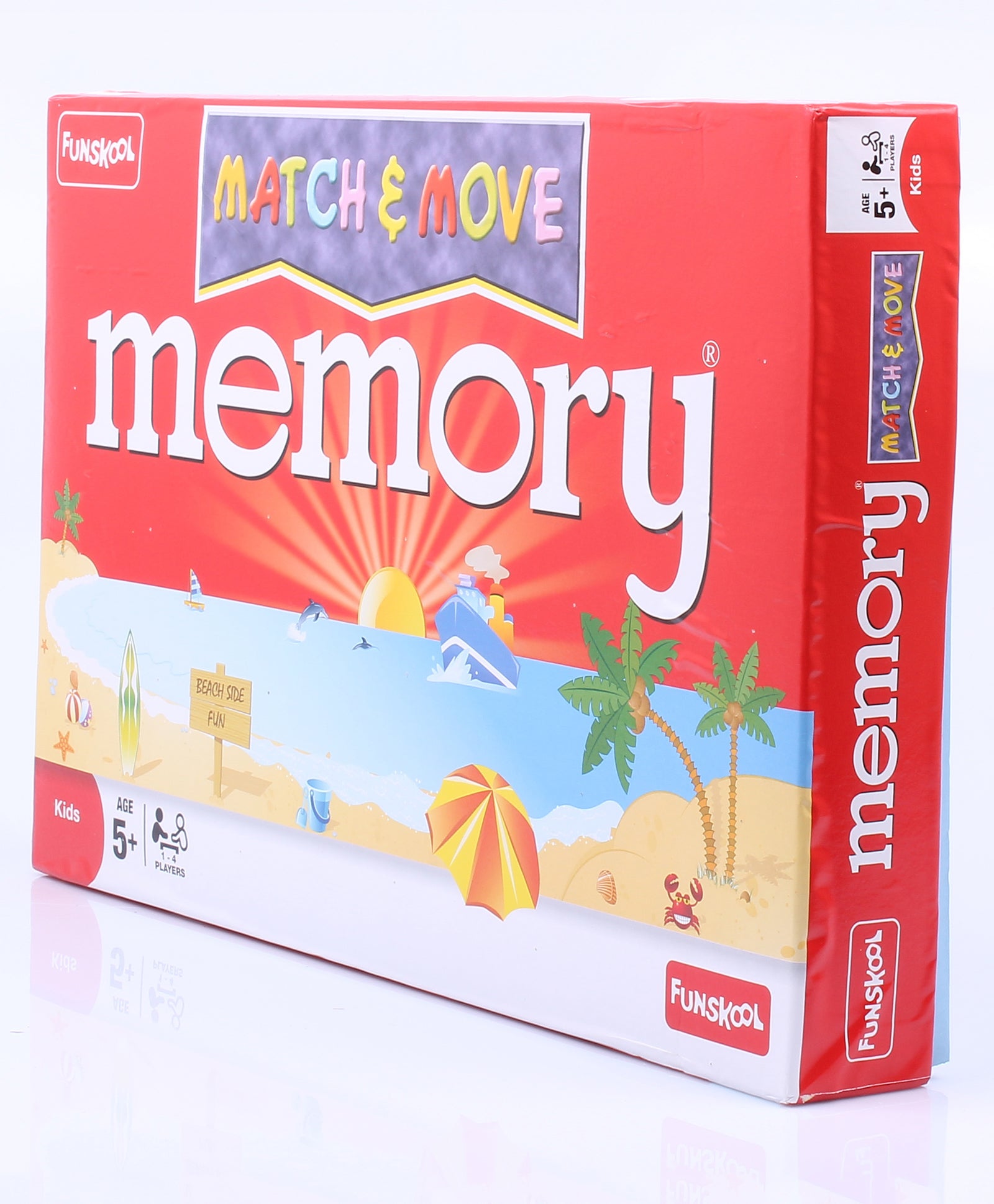 Funskool Memory Match & Move - For 5+ Years, Multicolor