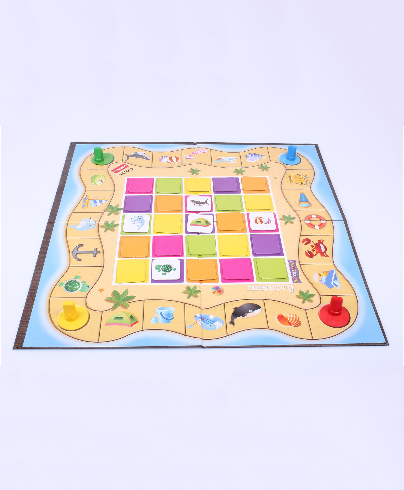 Funskool Memory Match & Move - For 5+ Years, Multicolor
