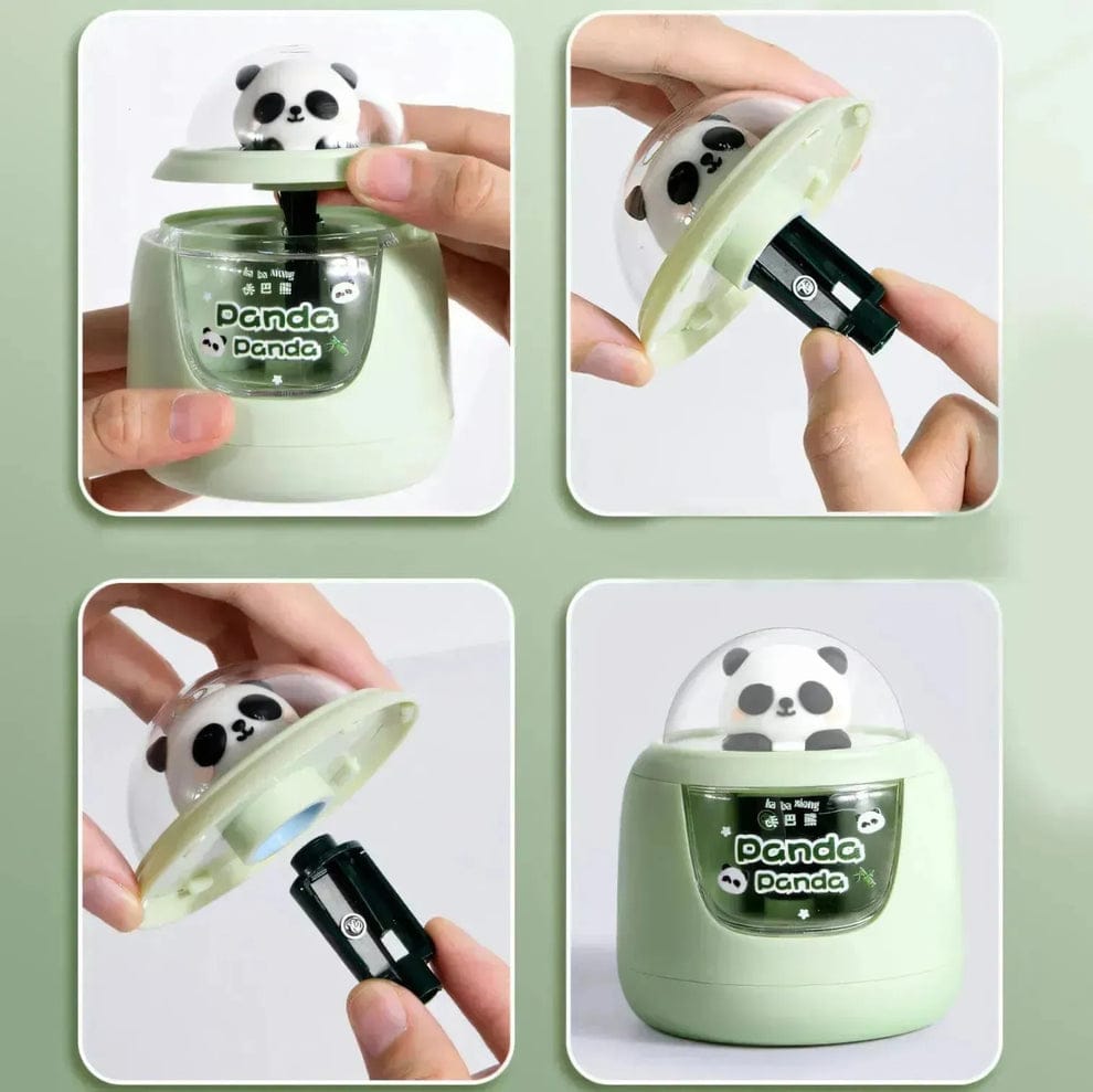Cute Panda Battery-Operated Sharpener for Kids