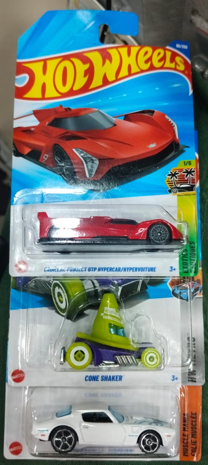 Hot Wheels Mainline - N Case [2025] - Combo Pack of 3 Cars