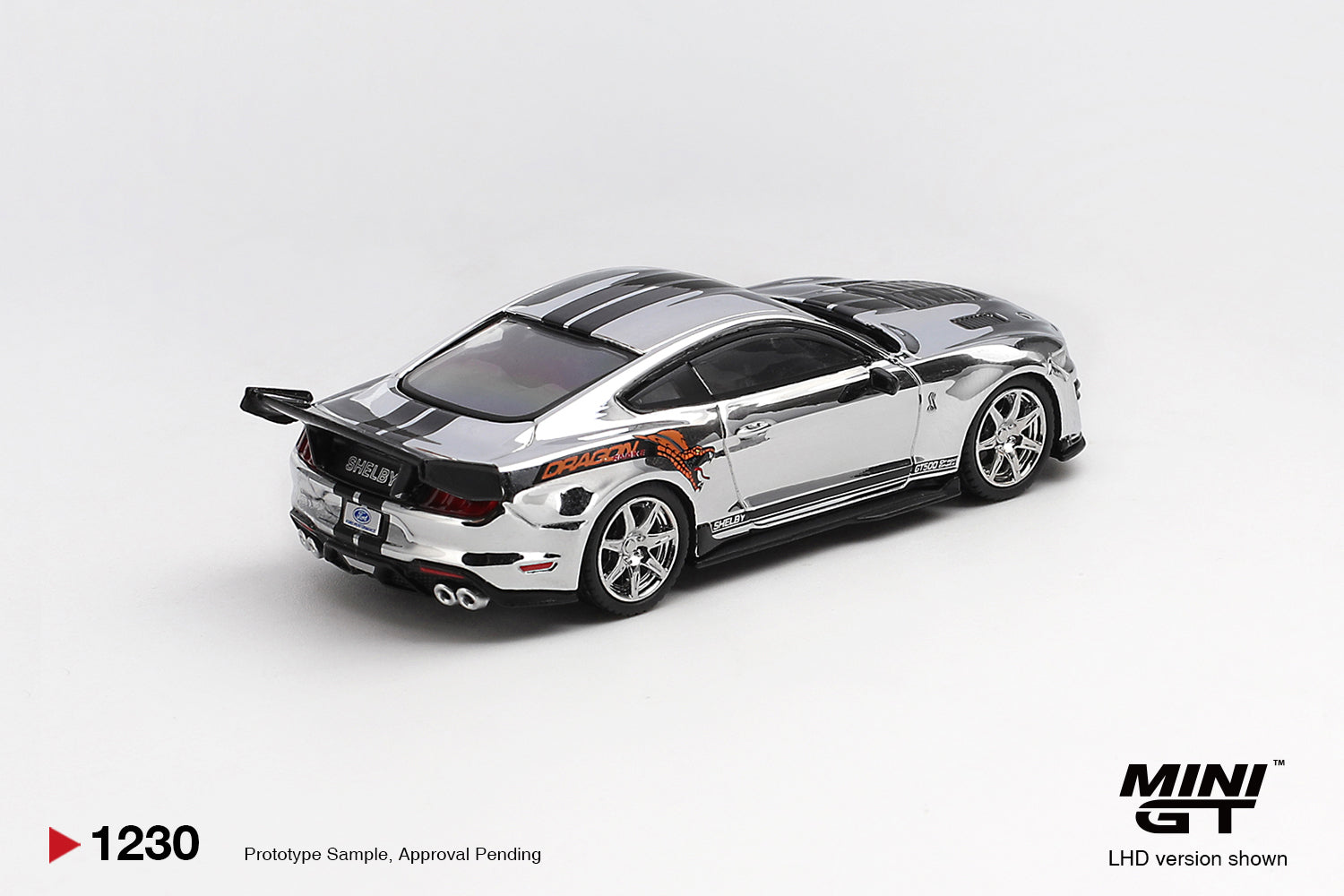 [Pre-Order] Mini GT #1230- Box Packing : Shelby GT500 Dragon Snake Concept Chrome Silver