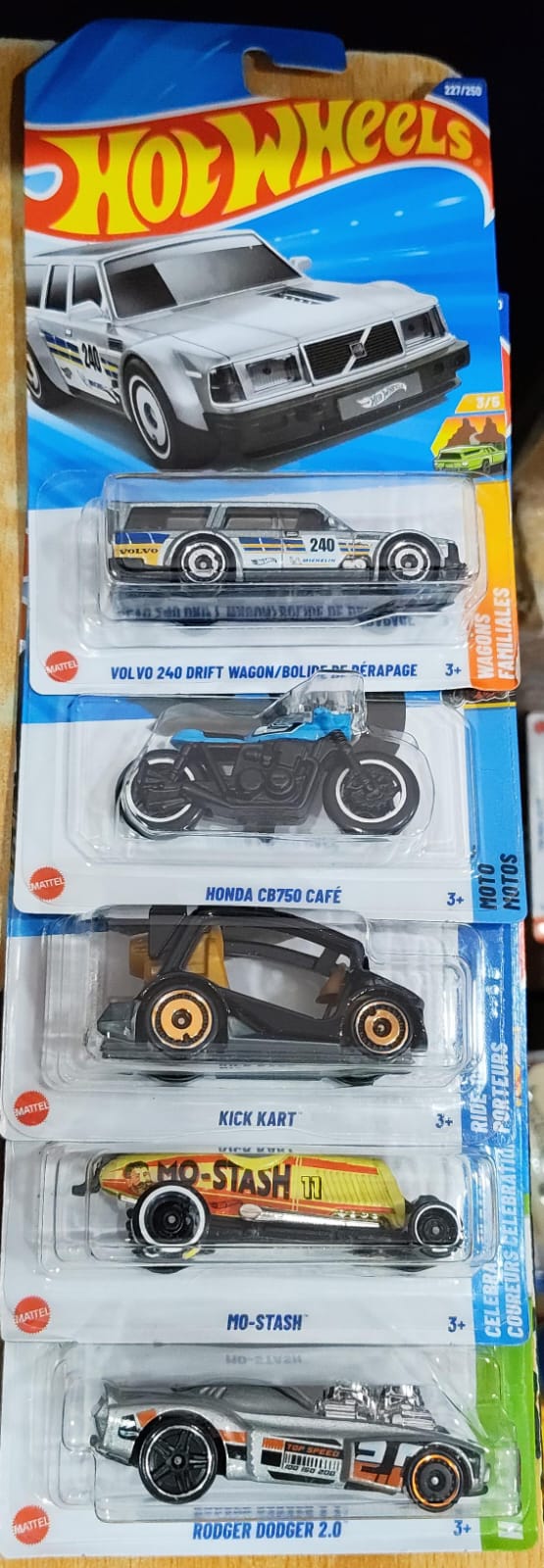 Hot Wheels Mainline - P Case 2025 - Combo Pack of 5 Cars - (2)