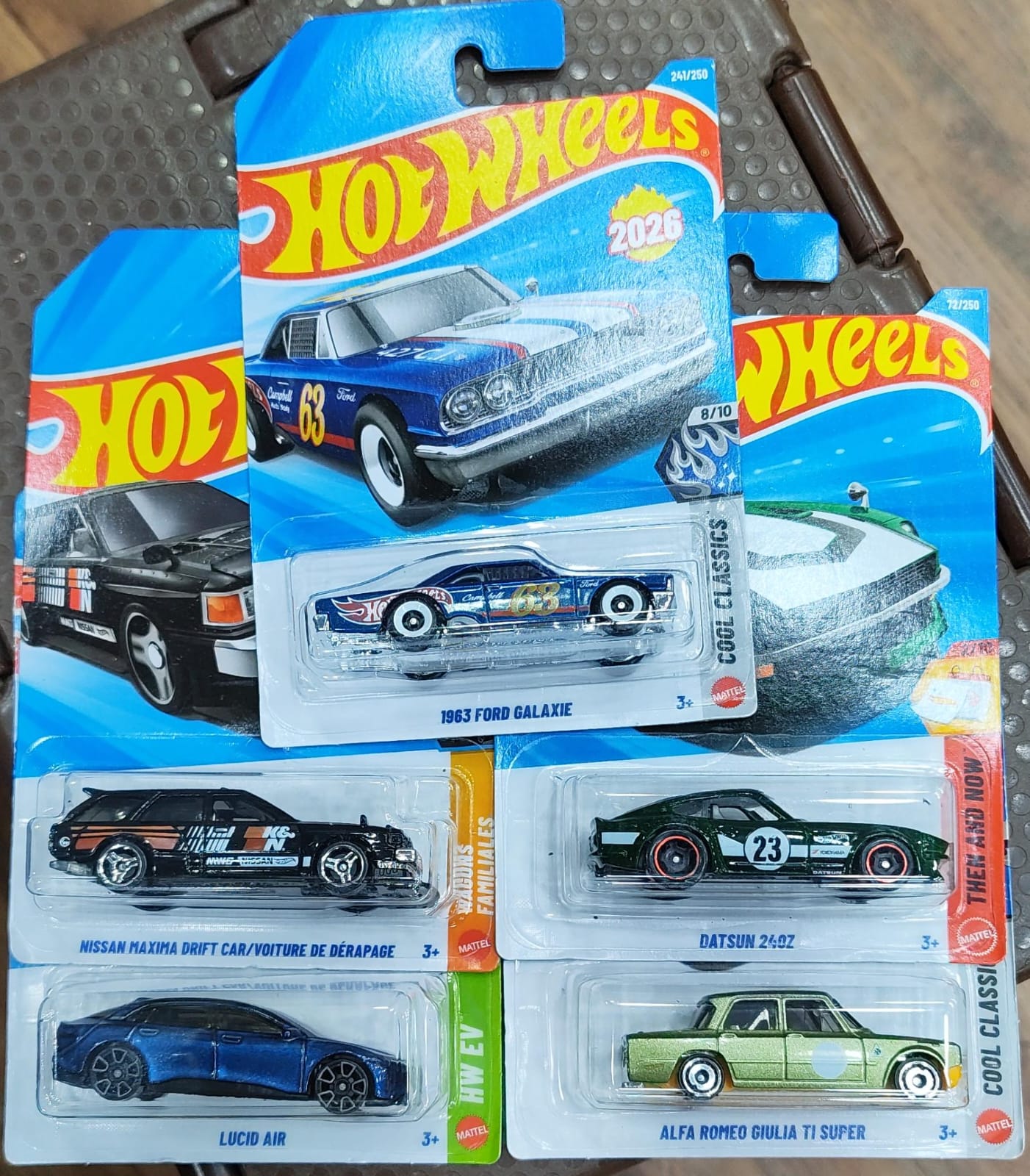 Hot Wheels Mainline - Pack of 5 Cars - M Case 2026 - 01