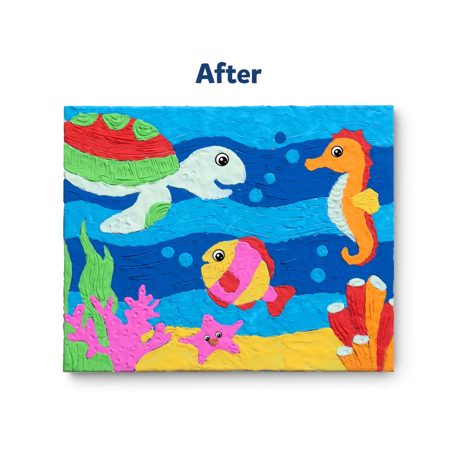 Colour with Clay - Under the Ocean | No Mess Clay Art
