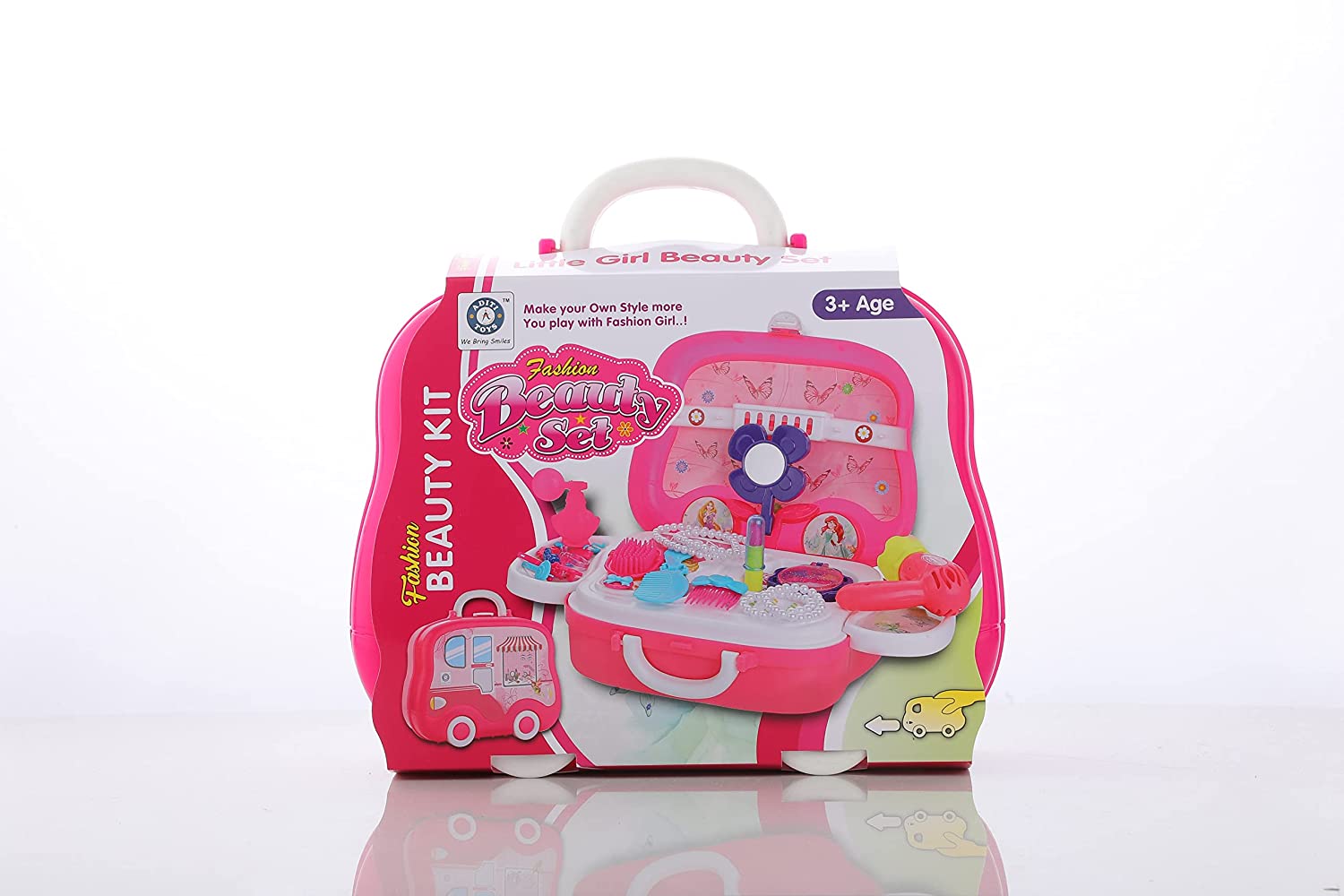Aditi Toys Beauty Set Toy (Wheel) - Multicolor