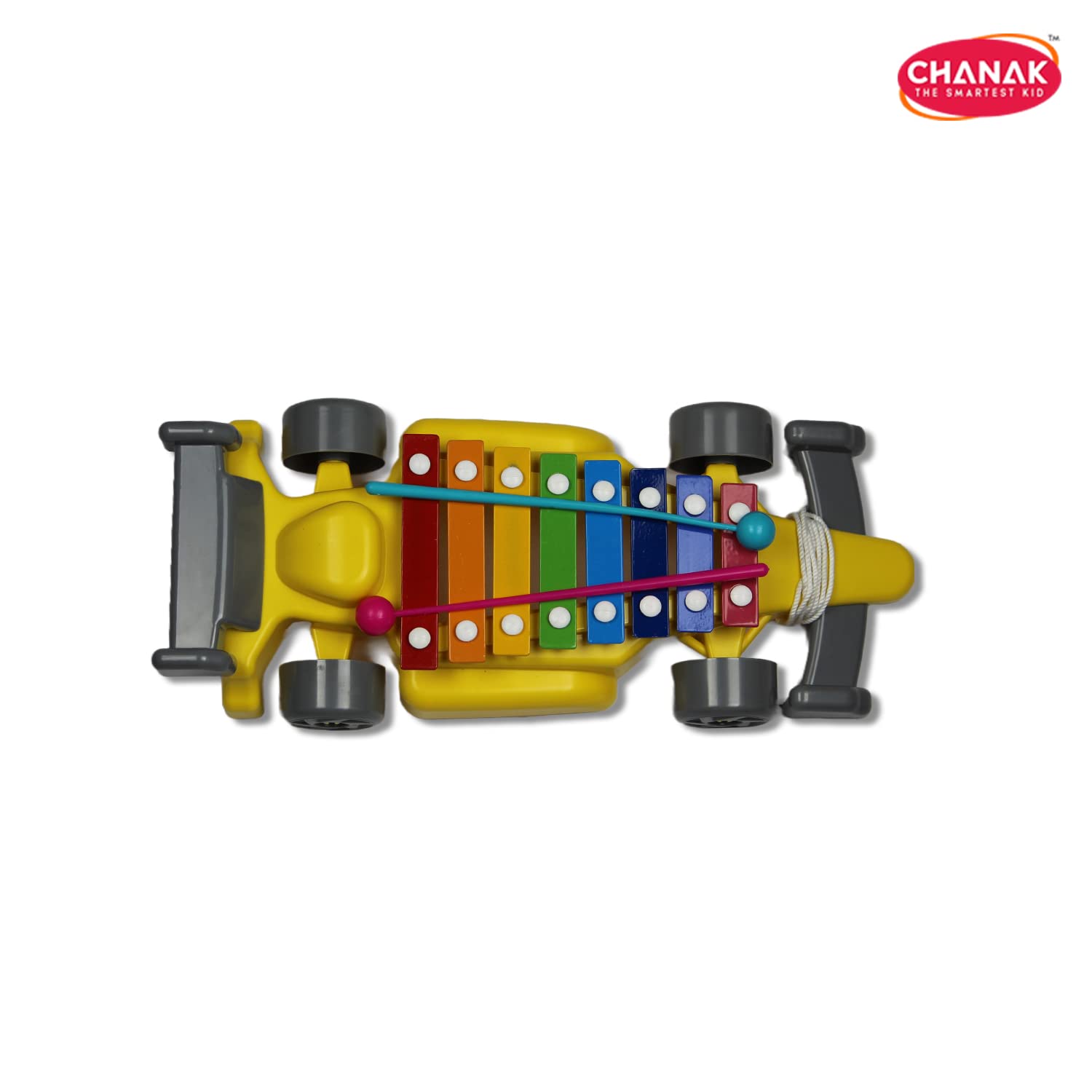 Chanak Musical Car Xylophone Toy, Plastic Car Xylophone for Kids - Multicolor