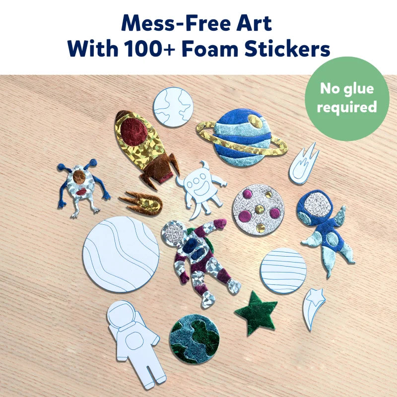 Foil Fun - Up in space | No Mess Art Kit - Multicolor