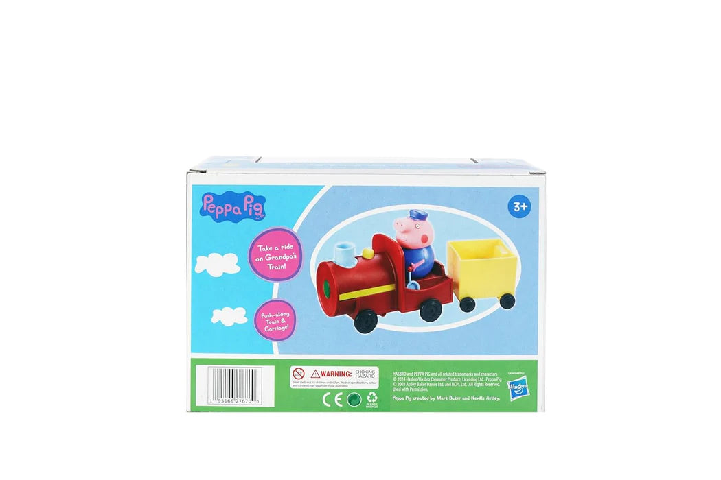 Hasbro Peppa Pig Grandpa's Train and Carriage Playset - Multicolor