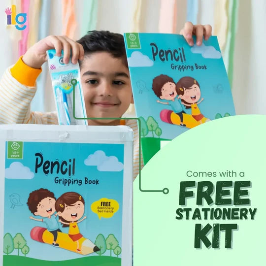 iLearnNGrow Pencil Gripping Workbook – Handwriting Practice Workbook for Kids