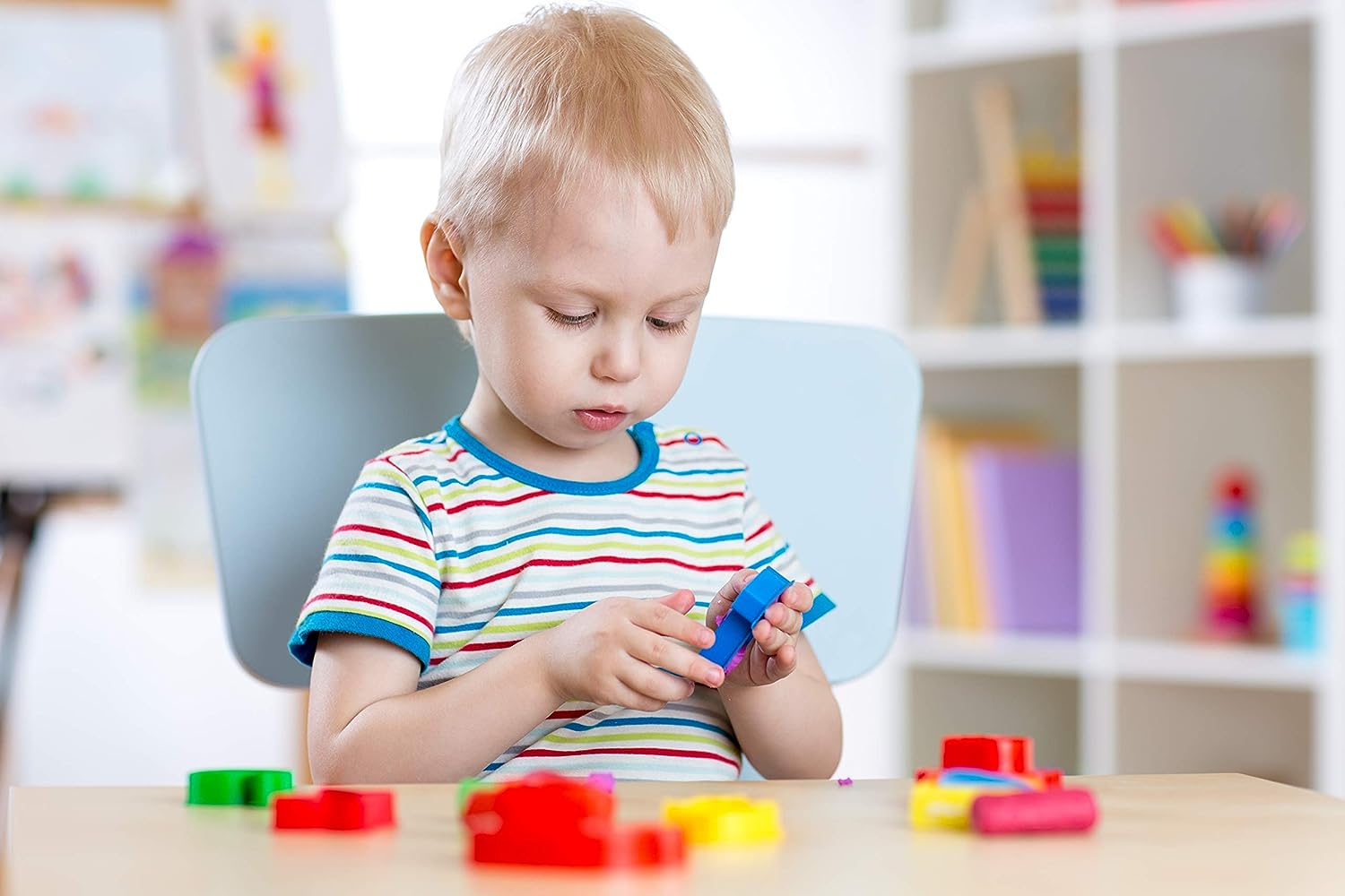 Explore | Perfumed Dough | Mini Waffle Party Activity Toy Set for kids - Multicolor