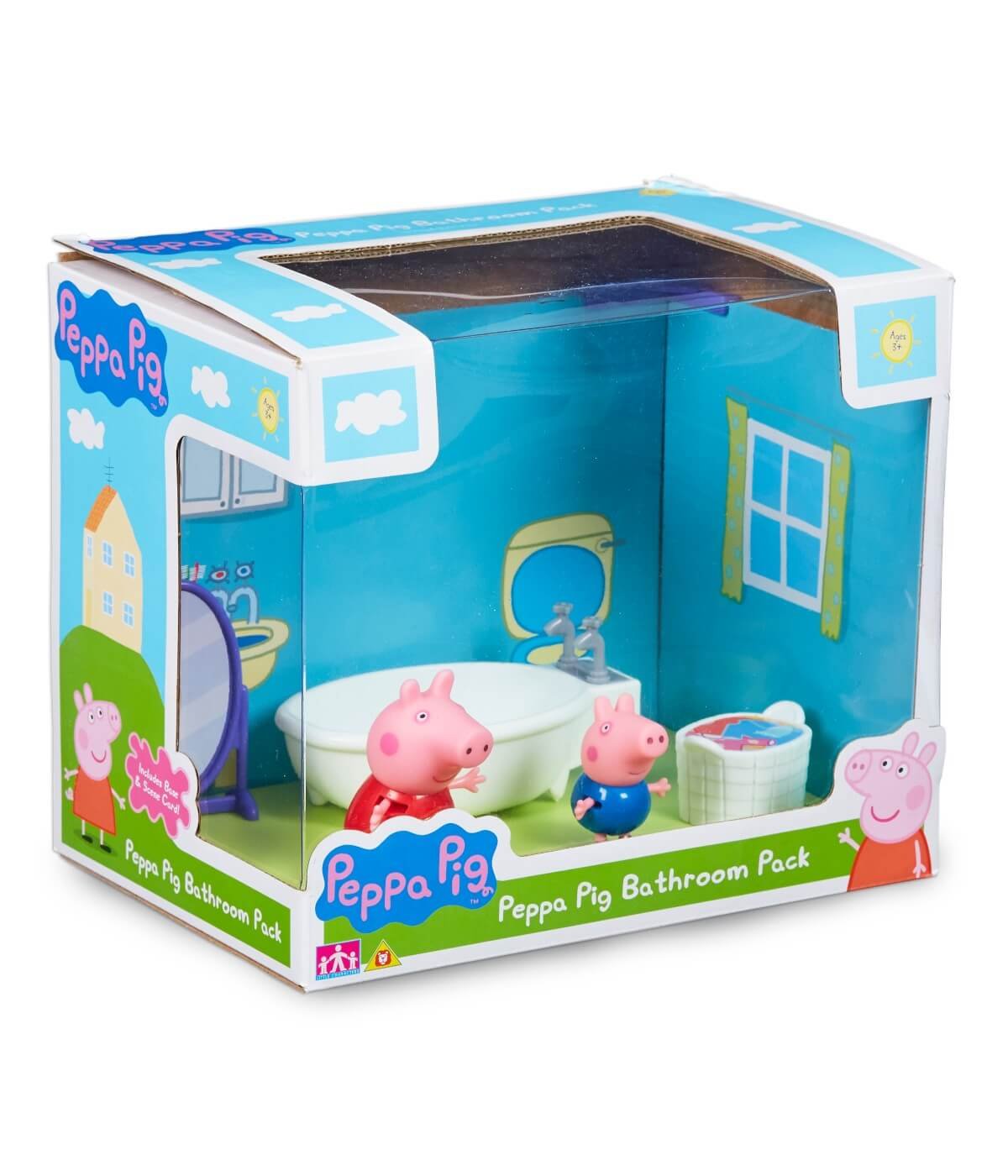 Peppa Pig - Scene Pack - Bathroom - Multicolor