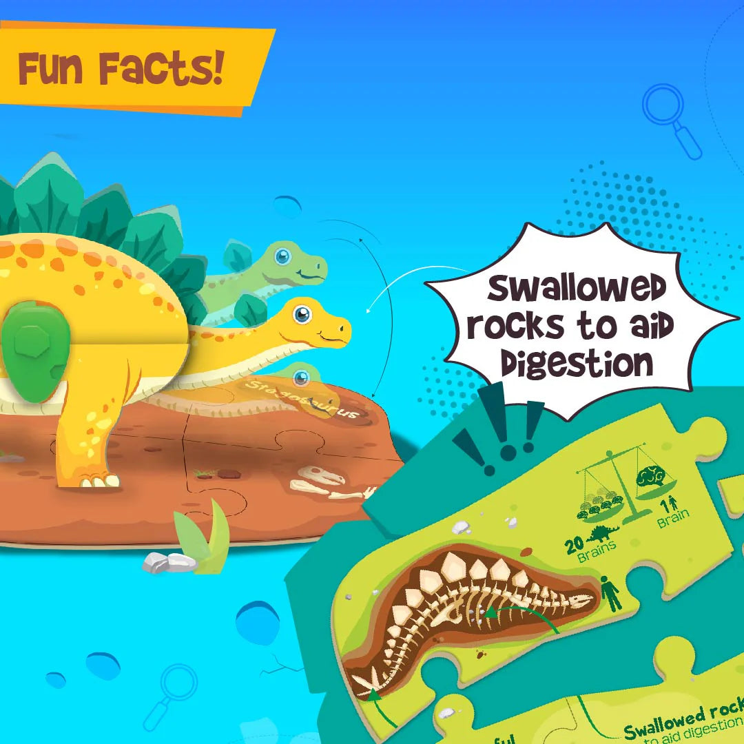 Imagi Make Dino & Egg - Blue - Multicolor