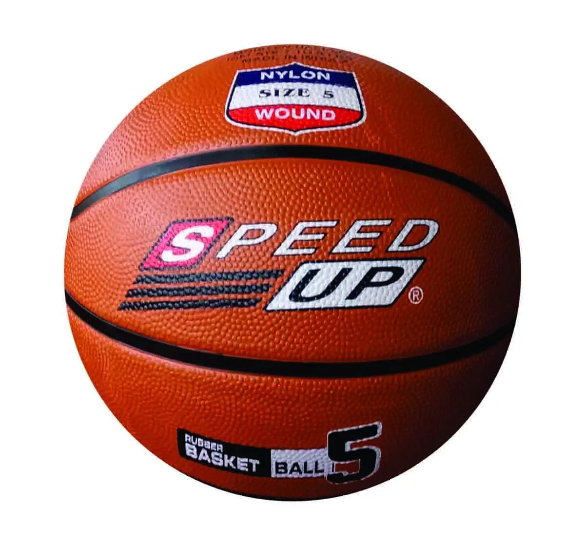 Speed Up Basketball for Kids - Size 7, 5 (Orange)