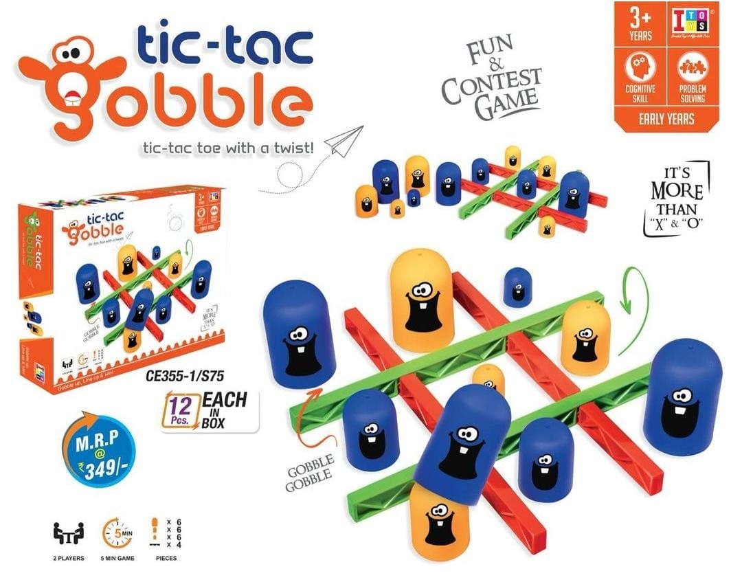 Itoys Tic-Tac Gobble - Multicolor