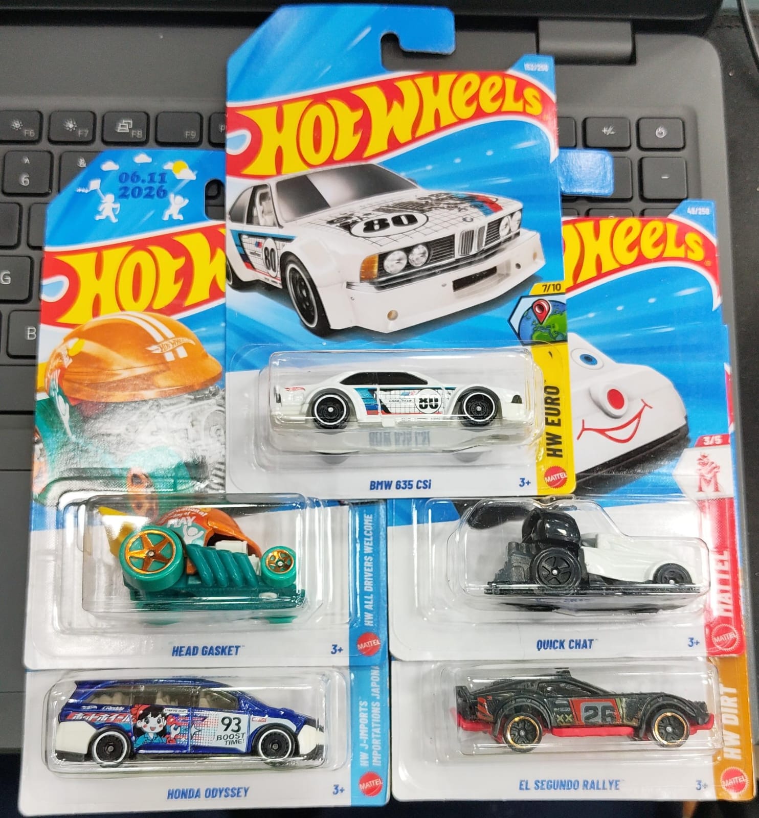 Hot Wheels Mainline - Combo Pack of 5 Cars - H Case 2026 - Long Card