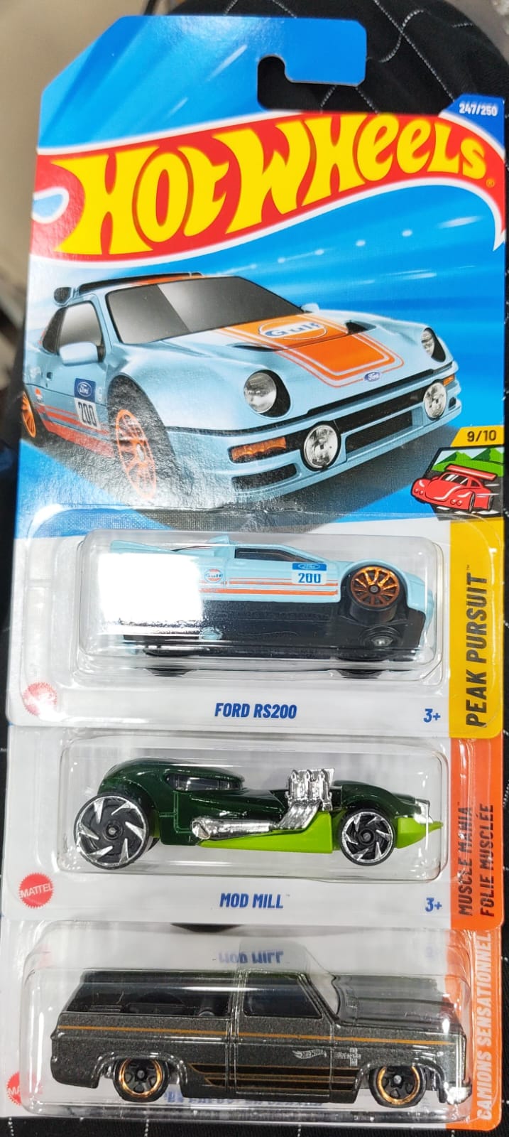 Hot Wheels Mainline - Combo Pack of 3 Cars - A Case 2026 - Long Card (2)