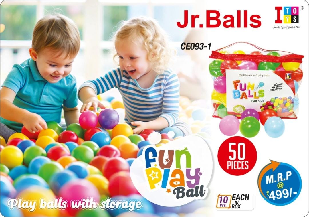 Itoys Fun Play Balls For Kids - Multicolor - Assorted