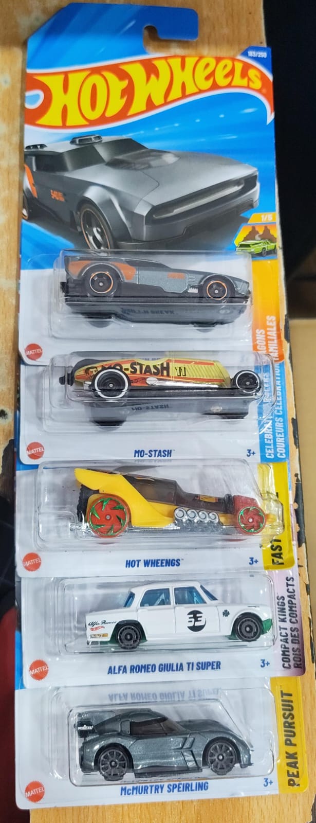 Hot Wheels Mainline - Combo Pack of 5 Cars - Mix Case 2