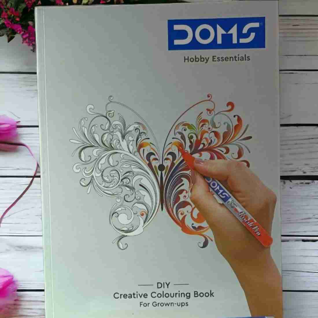 DOMS DIY Creative Colouring Kit | Hobby Essentials | Cut-Colour-Laminate-Frame