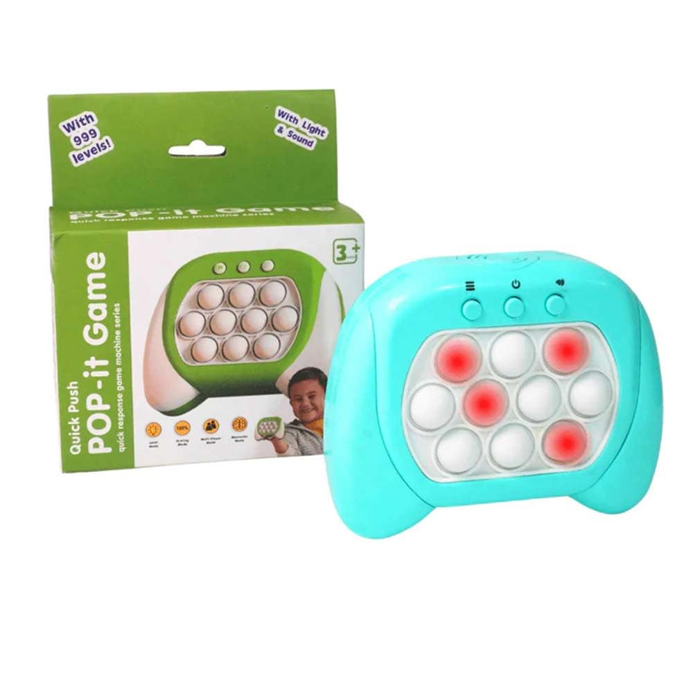 Pop It Intelligence Game Toy with Light & Sound for Kids, Pop It Bubble Push Game, Pop It Game Toy, Pop It Toy, Pop It Musical Toy,Fast Push Popit Multi Level PopIt - Assorted Without Box Packing