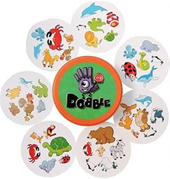 Dobble Classic Matching Card Games for Kids - Multicolor