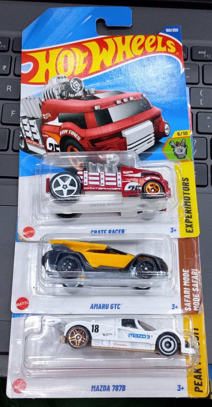 Hot Wheels Mainline - M Case (2025) - Combo Car 3 Pcs - Long Card