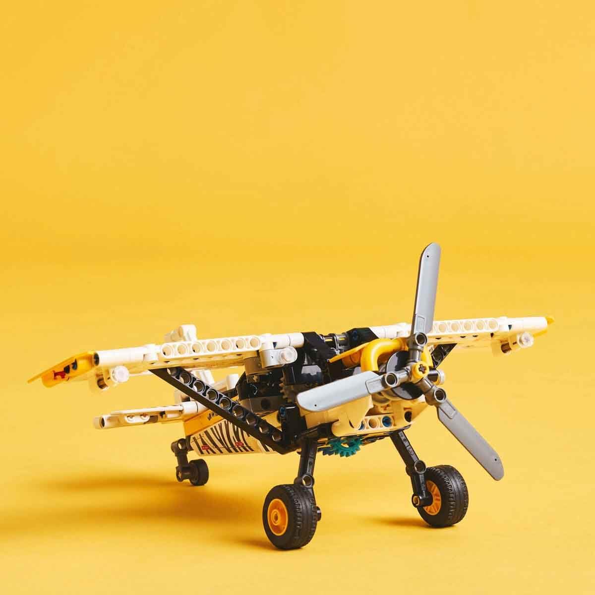 LEGO Technic Bush Plane Aircraft Toy Vehicle Gift Set for Kids 42198 Building Blocks Toys for 8+ Gift for Boys and Girls