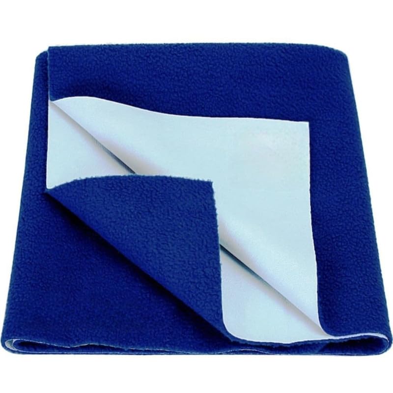 Mee Mee Reusable Water Proof Cotton Bed Protector Sheet/Extra Absorbent Mat/Dry Sheets/Urine Sheet/Dry Mat (Small, Green)