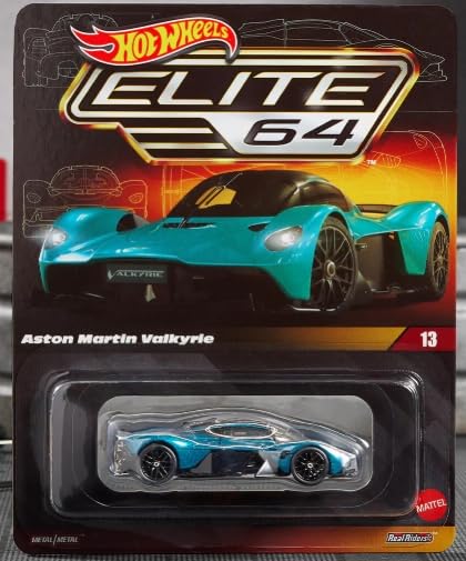 Hot Wheels Premium Imported Exclusive Elite 64 - Aston Martin Valkyrie - Collectors Edition