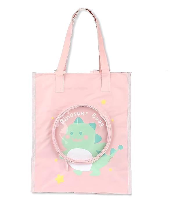 Hand Bag for Women, Girls, and Children – Multi-Purpose Waterproof Portable Carrying Bag, Tote Bag, File Bag, Lunch Bag, Office Bag, Double Layer Zipper Bag