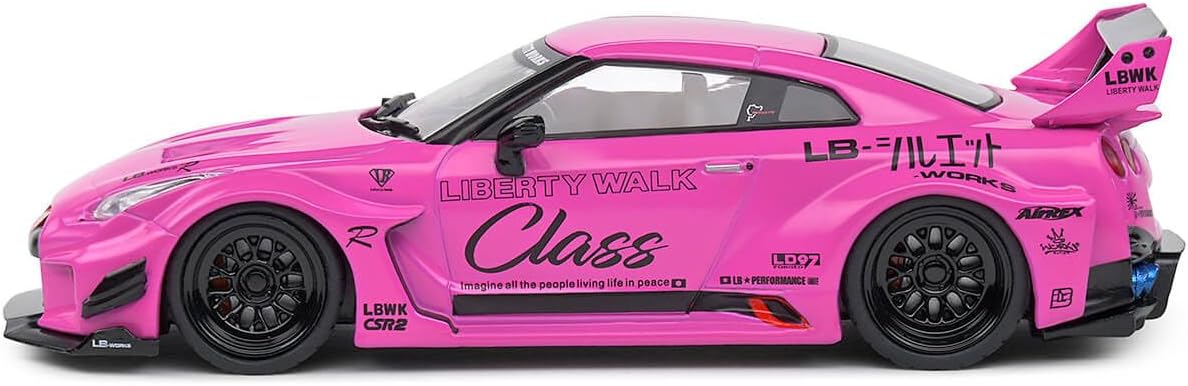1:43 Nissan GTR35 LBWK Silhouette Purple 2019 - Scale 1:43 - Solido