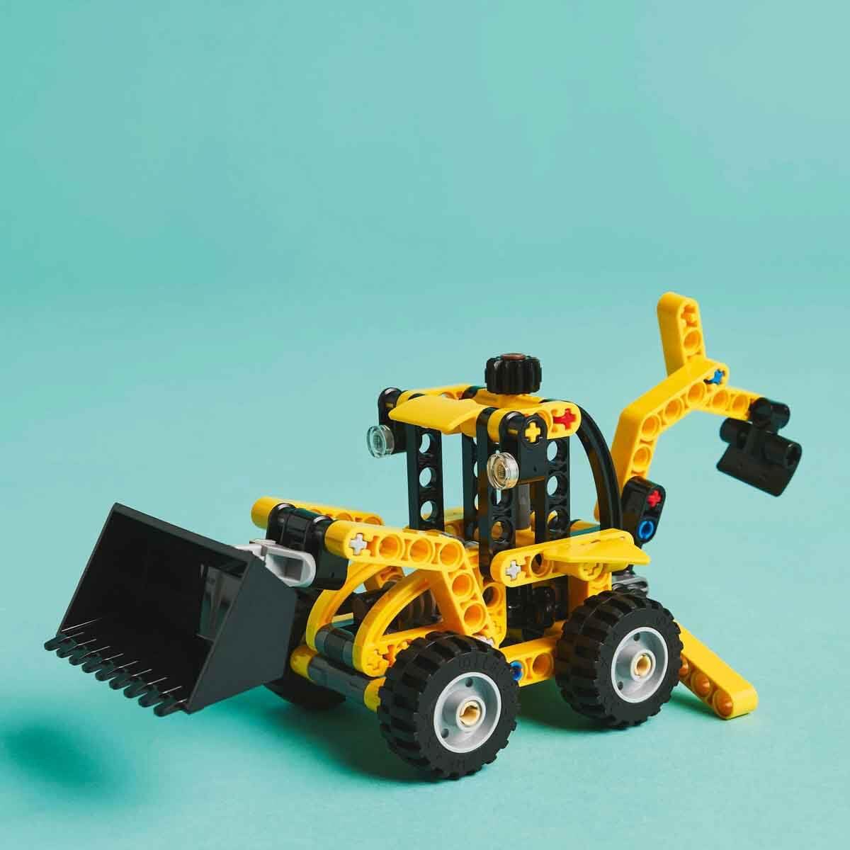 LEGO Technic Backhoe Loader Construction Toy Vehicle Set 42197 Building Blocks Toys for 7+ Gift for Boys and Girls