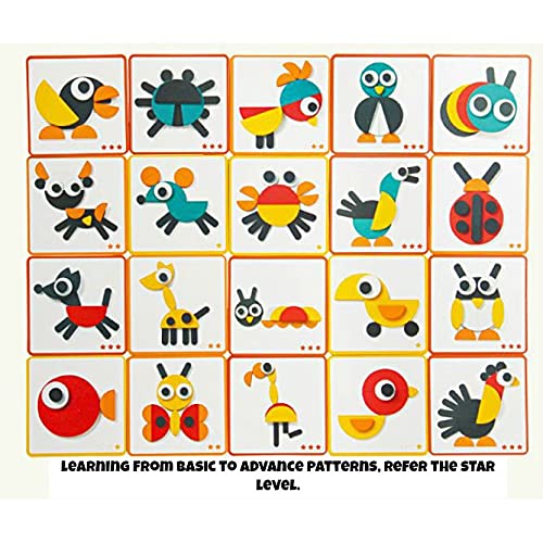 Animals Jigsaw Puzzle Sorting and Stacking Game for Kids - Multicolour