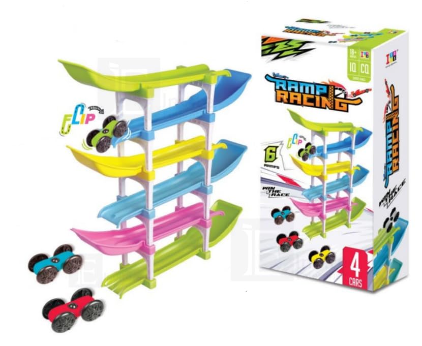 IToys Ramp Racing Toy with Car Racing Track - Color may Vary
