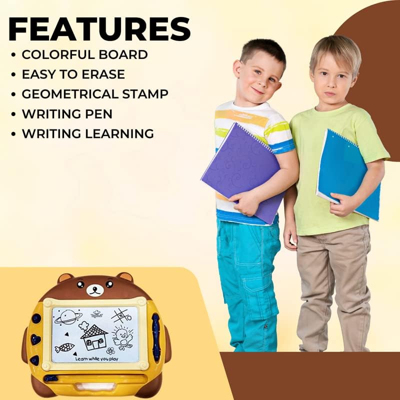 Magic Slate for Kids – Pen Doodle Pad, Erasable Drawing, Writing, Learning Graffiti Board, Magnetic Painting Sketch Pad for Children