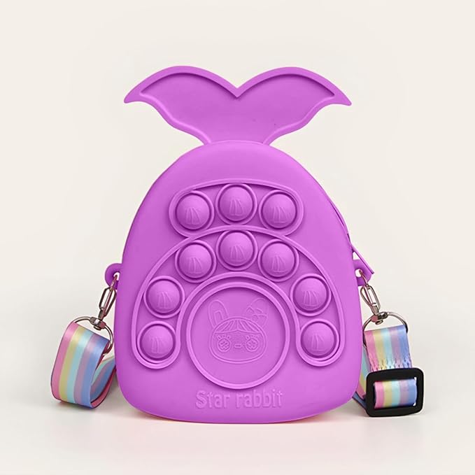 Kawaii-Q: Children's Bag Minnie Mermaid Cartoon School Backpack Coin Purse Wallet Handbags for Toddlers Kids