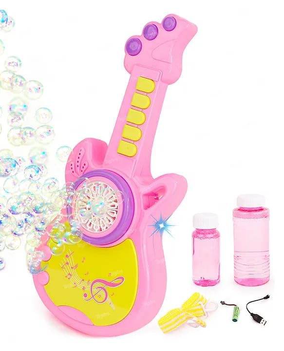 Guitar Bubble Machines | Automatic Bubble Blower Toys for Kids | Bubble Machine for Kids