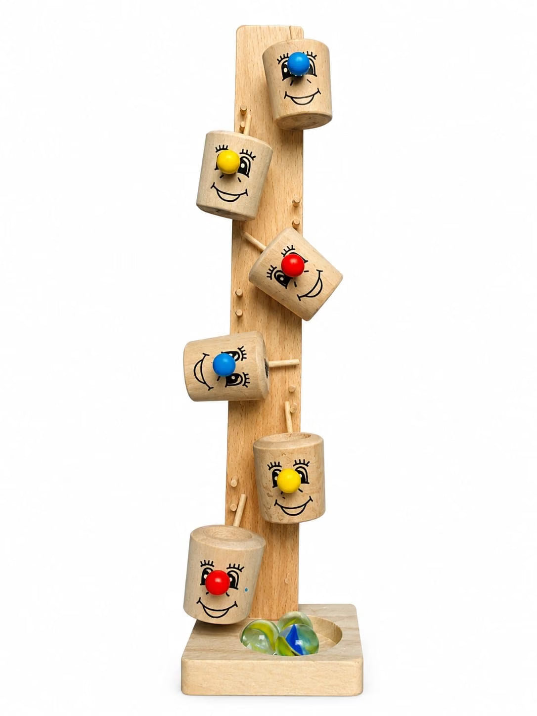PengPai Toys Game of Marbles Wooden Ball Drop Toy for Kids - Multicolor