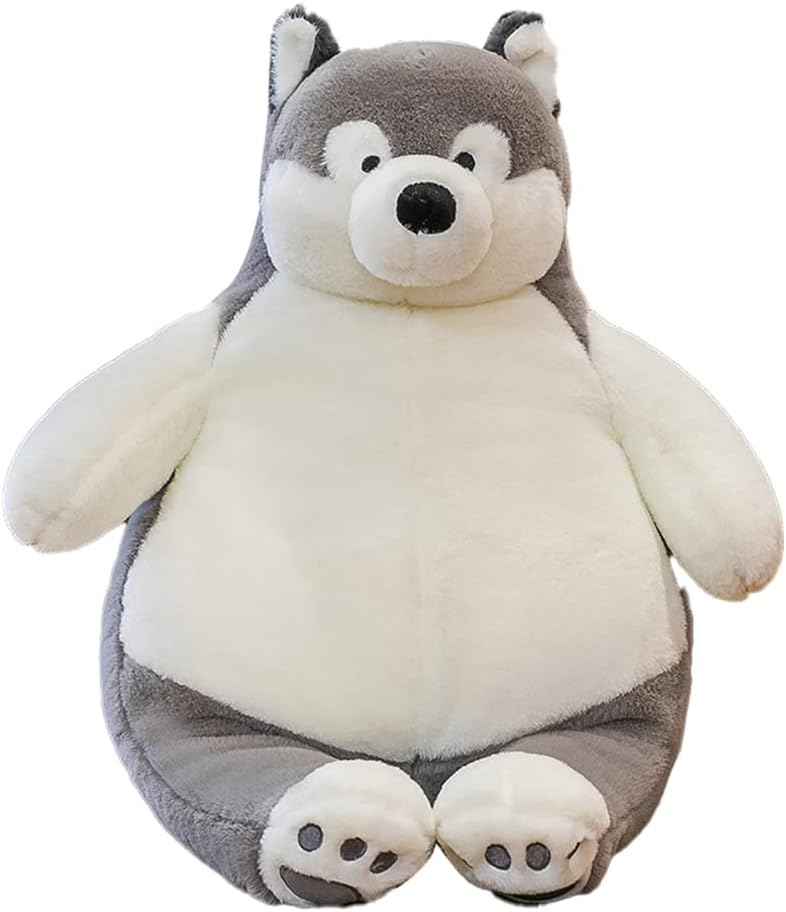 Plush Small Husky Cute Body Pillow Present Fluffy Gift Healing Day Gift Thick Warm Funny Gift | Husky