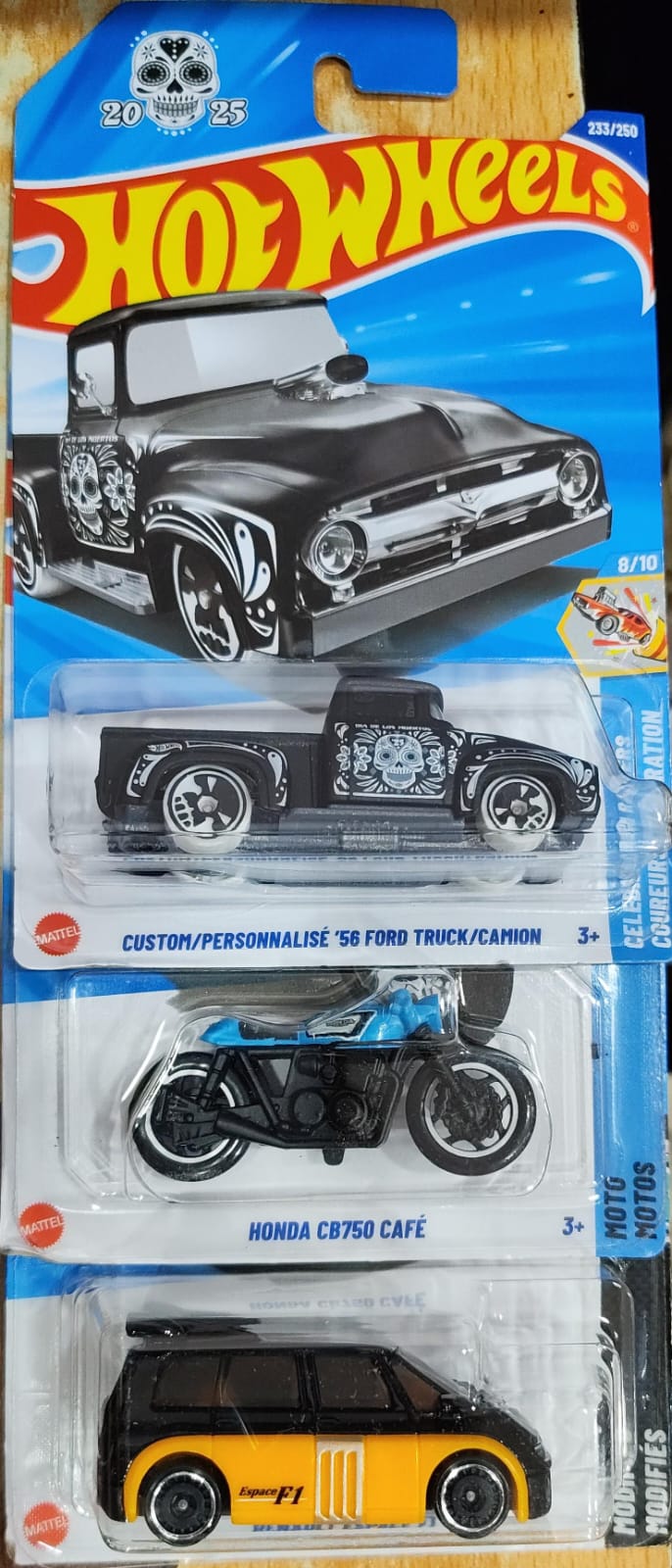 Hot Wheels Mainline - P Case 2025 - Combo Pack of 3 Cars - (2)