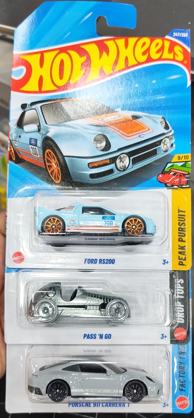 Hot Wheels Mainline - Combo Pack of 3 Cars - A Case 2026 - Long Card (2)