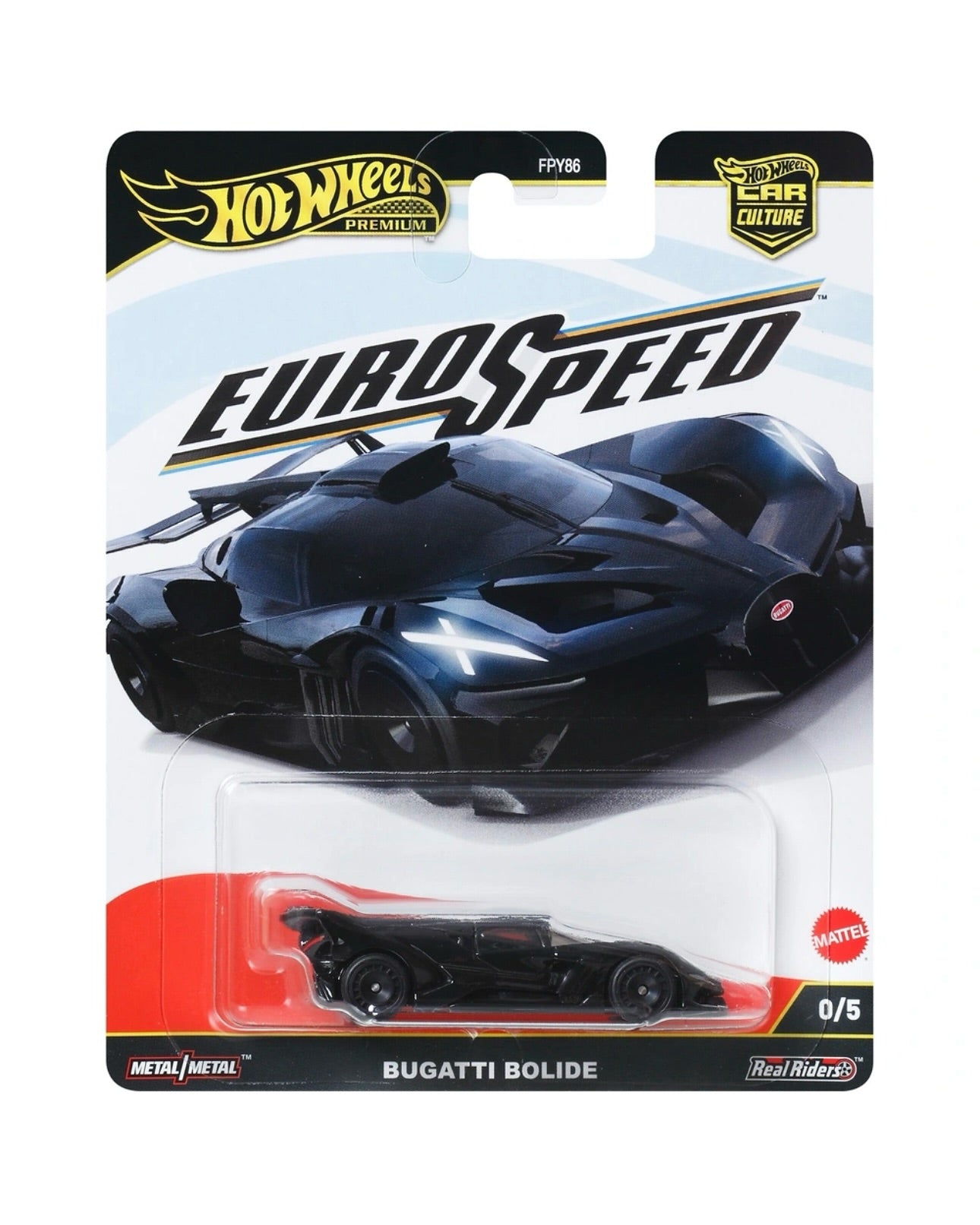 Hot Wheels Euro Speed - Imported Edition – Chase Model 0/5 - Bugatti Bolide