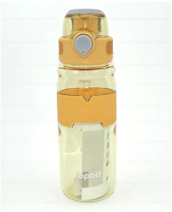 Plastic Bottle - 600ml | Leakproof, Durable, Non-Toxic Water Bottle with Measure Scale