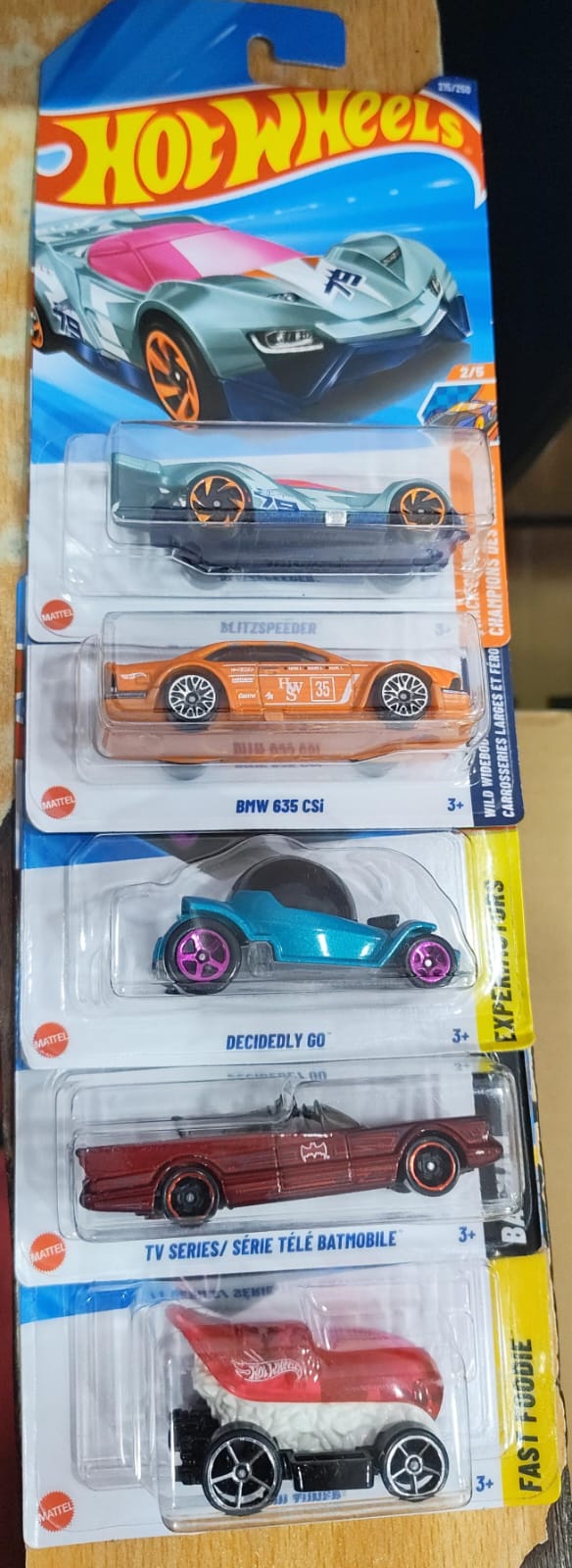 Hot Wheels Mainline - Combo Pack of 5 Cars - Mix Case 2