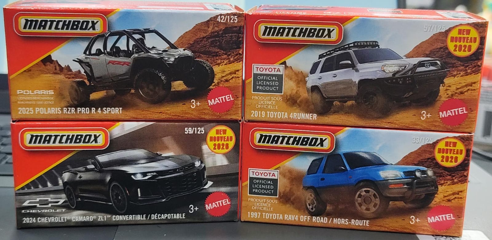 Matchbox Mainline - Combo Pack of 4 Cars - DNK70 - 002