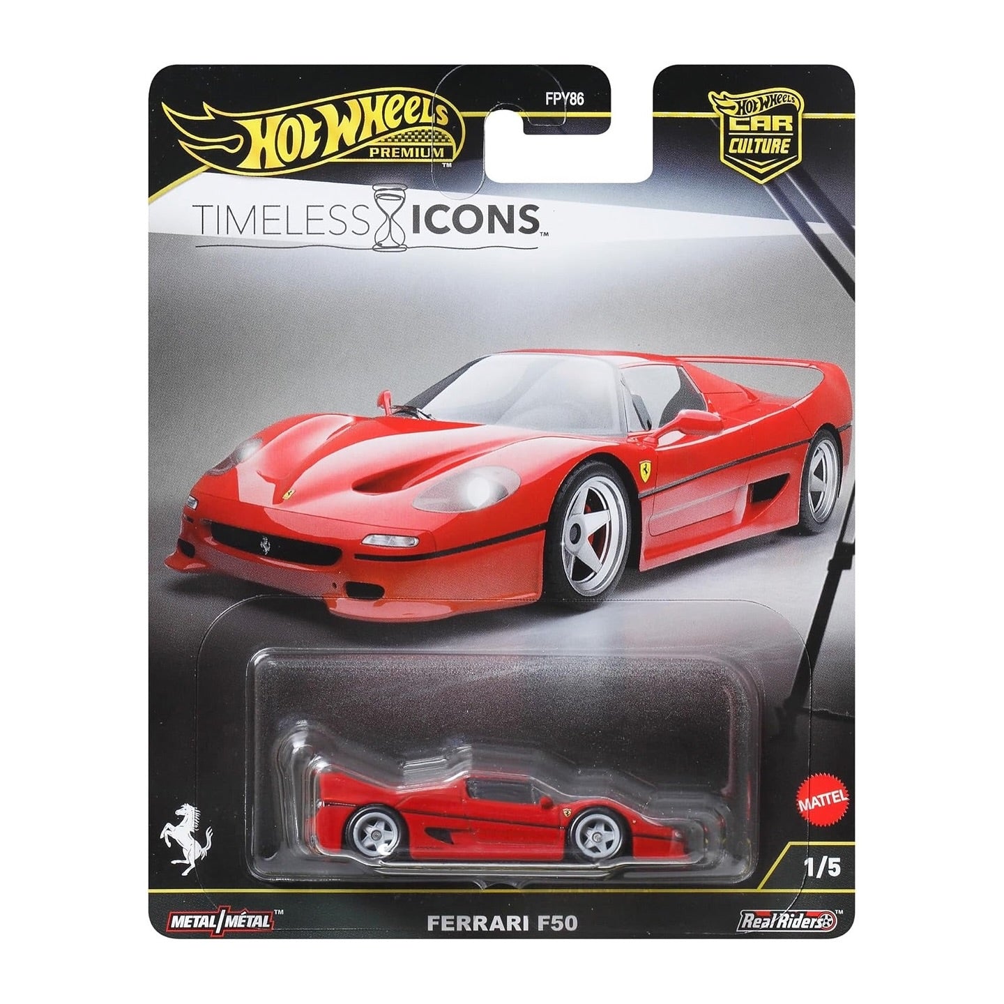 Hot Wheels Premium Car Culture: Timeless Icons - Ferrari F50