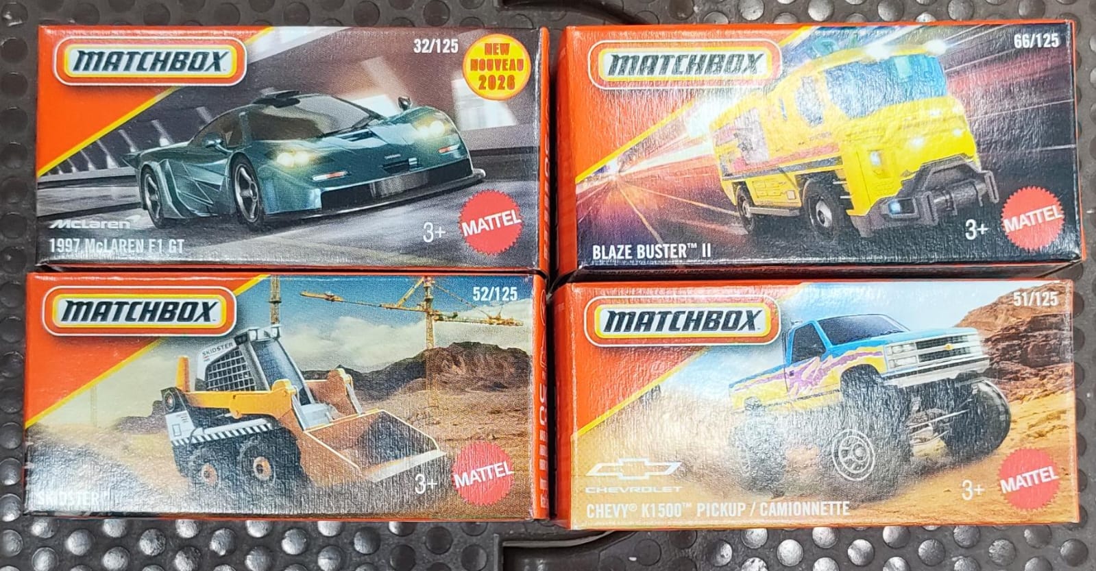 Matchbox Mainline - Combo Pack of 4 Cars - DNK70 - 0001