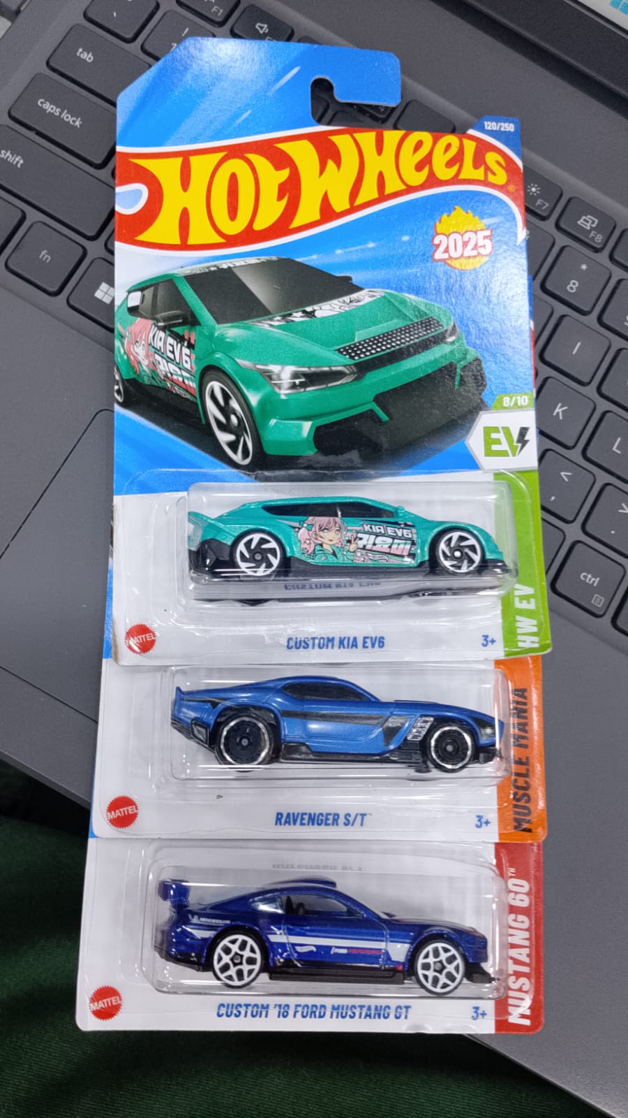 Hot Wheels Mainline - L Case (2025) - Combo Pack of 3 Cars - Long Card