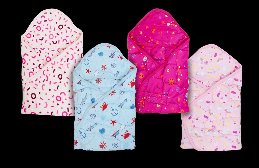 Baby Wrappers: Soft and Comfortable Printed VLR (Pack of 1)