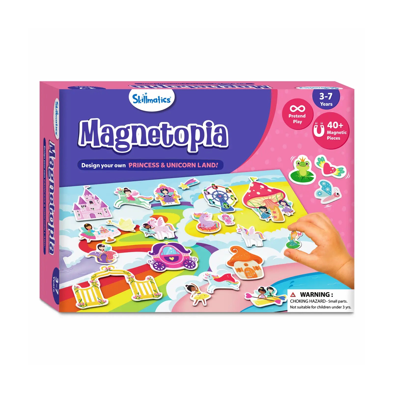 Magnetopia - Princess & Unicorn Land | Interactive Pretend Play Set - Multicolor